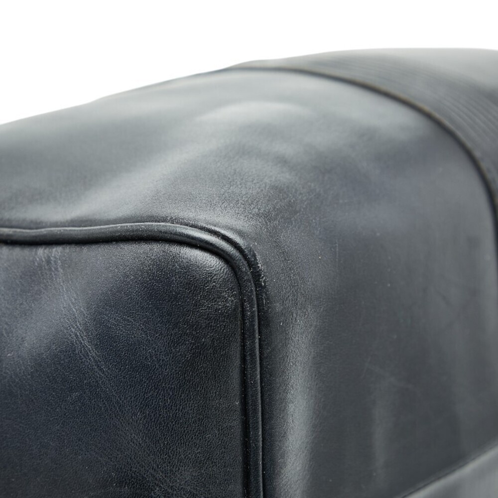 Saint Laurent YSL handbag Boston bag Navy Blue leather - Picture 5 of 8